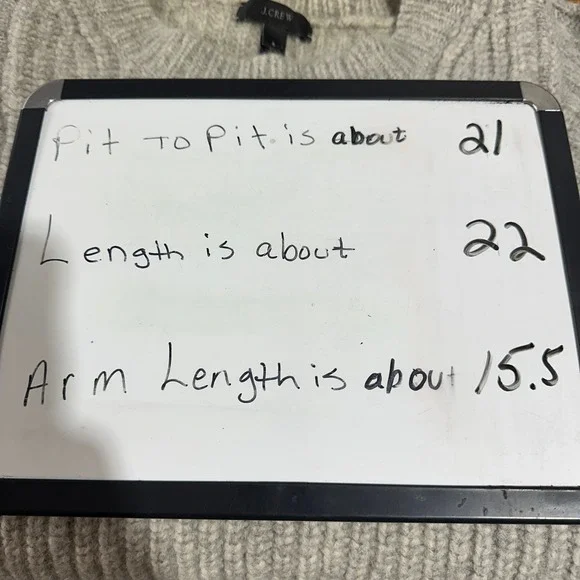 J.Crew Womens Grey Alpaca Blend Cable Knit Ribbed Crewneck Sweater Small Cropped - Picture 6 of 7